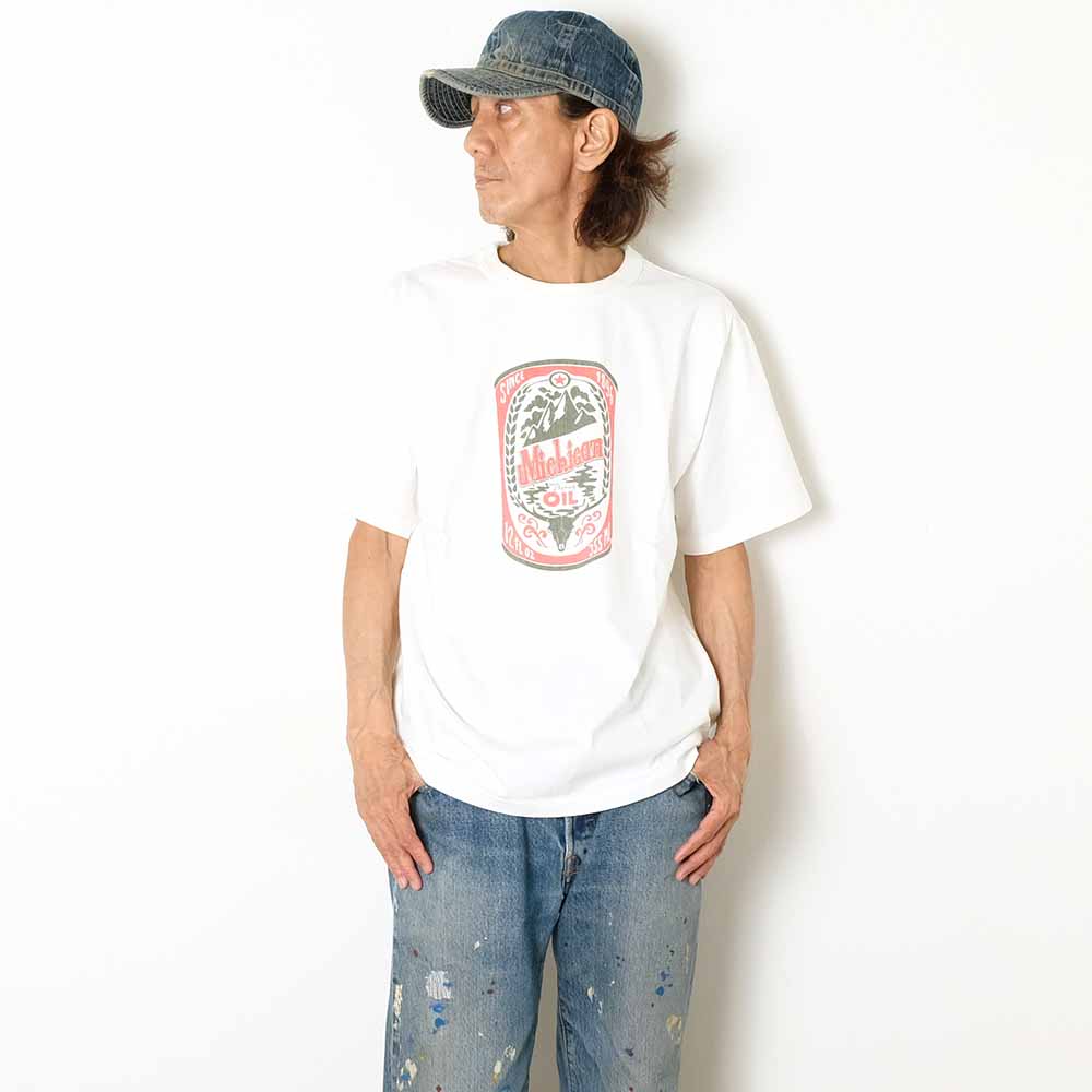 BARNS - TOUGH NECK S/S PRINT T-SHIRT - Michigan OIL - BR-26259