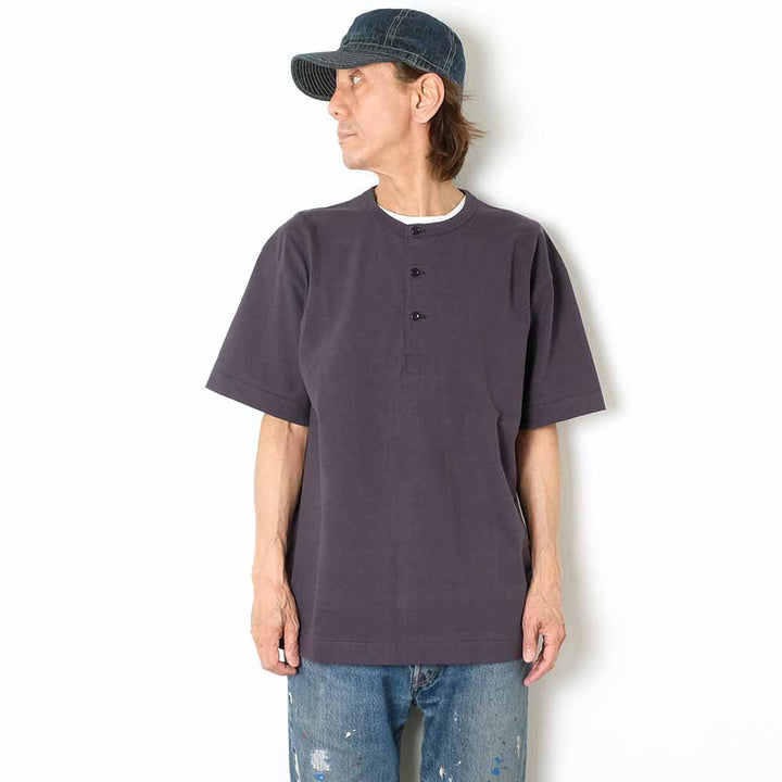 A VONTADE - 7.5oz Henley Neck T-shirt - VTD-0591-CS