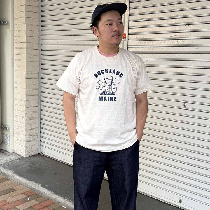 WAREHOUSE - 2ND HAND SERIES - Lot.4064 - S/S T-SHIRTS - ROCKLAND - 4064ROC-25