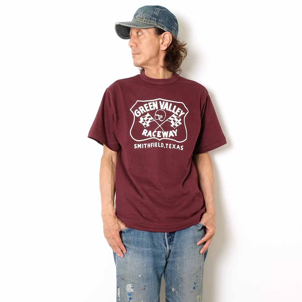 WAREHOUSE - Lot 4601 - S/S T-SHIRT - GREEN VALLEY - 4601GRE-26
