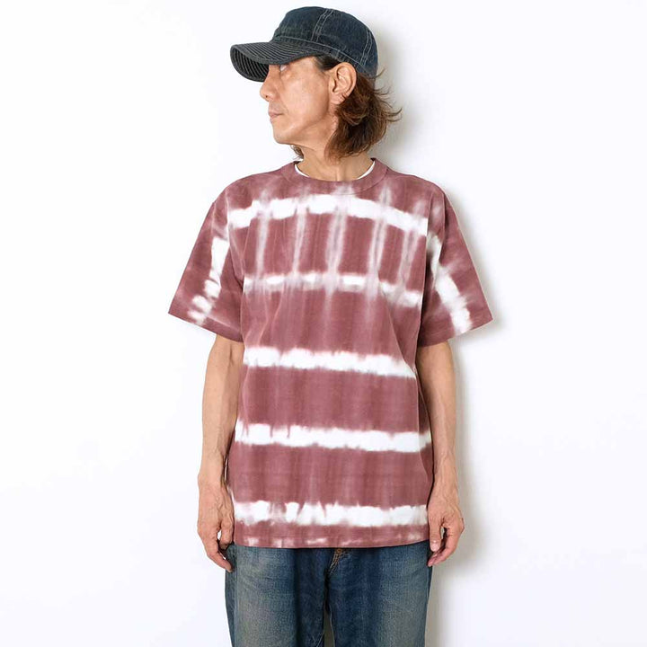 DUBBLE WORKS - Lot.35001 S/S T-SHIRT - TIE DYE BORDER - 35001TB-25