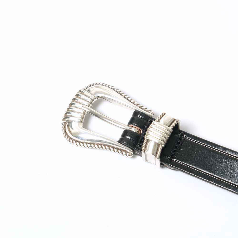 Tory Leather - 3-Piece Silver Buckle Belt - TO-2914