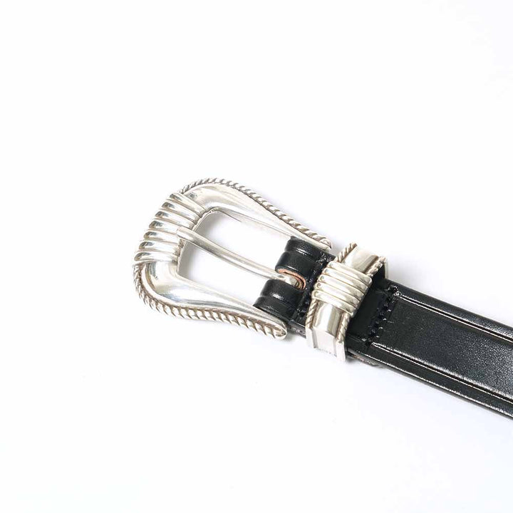 Tory Leather - 3-Piece Silver Buckle Belt - TO-2914