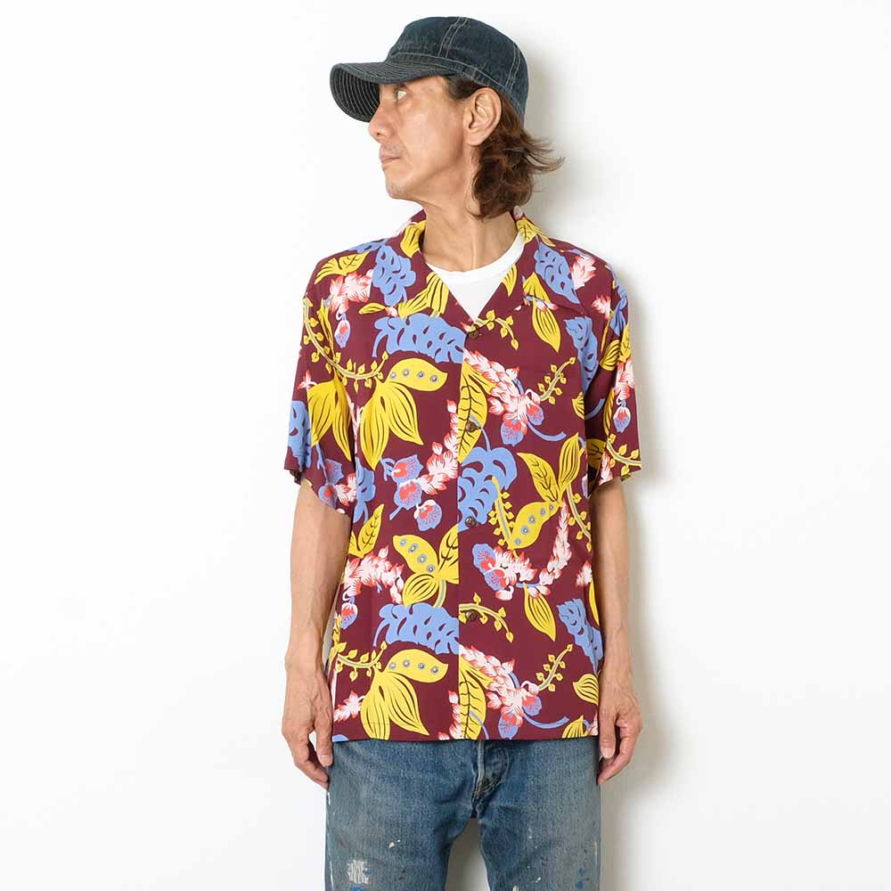SUN SURF - RAYON HAWAIIAN SHIRT - SHELL GINGER - SS39423