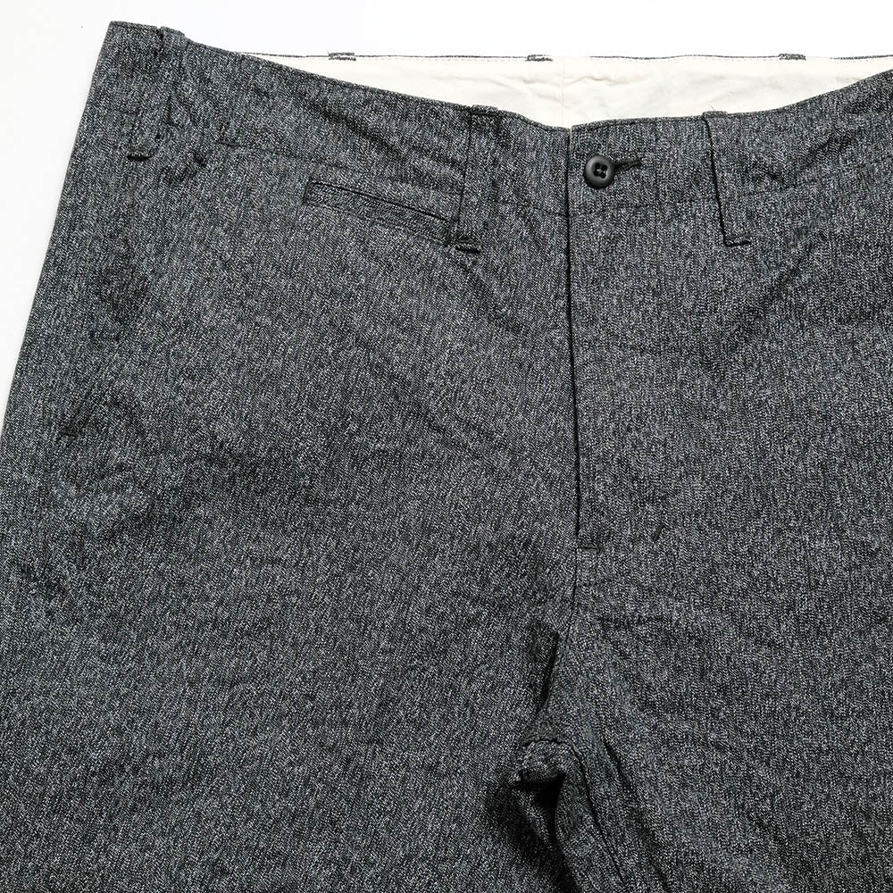 BURGUS PLUS - Lot.401Z - Black Covert Trousers - 401Z-72
