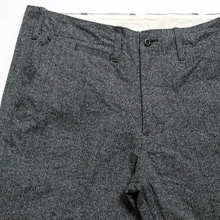 BURGUS PLUS - Lot.401Z - Black Covert Trousers - 401Z-72