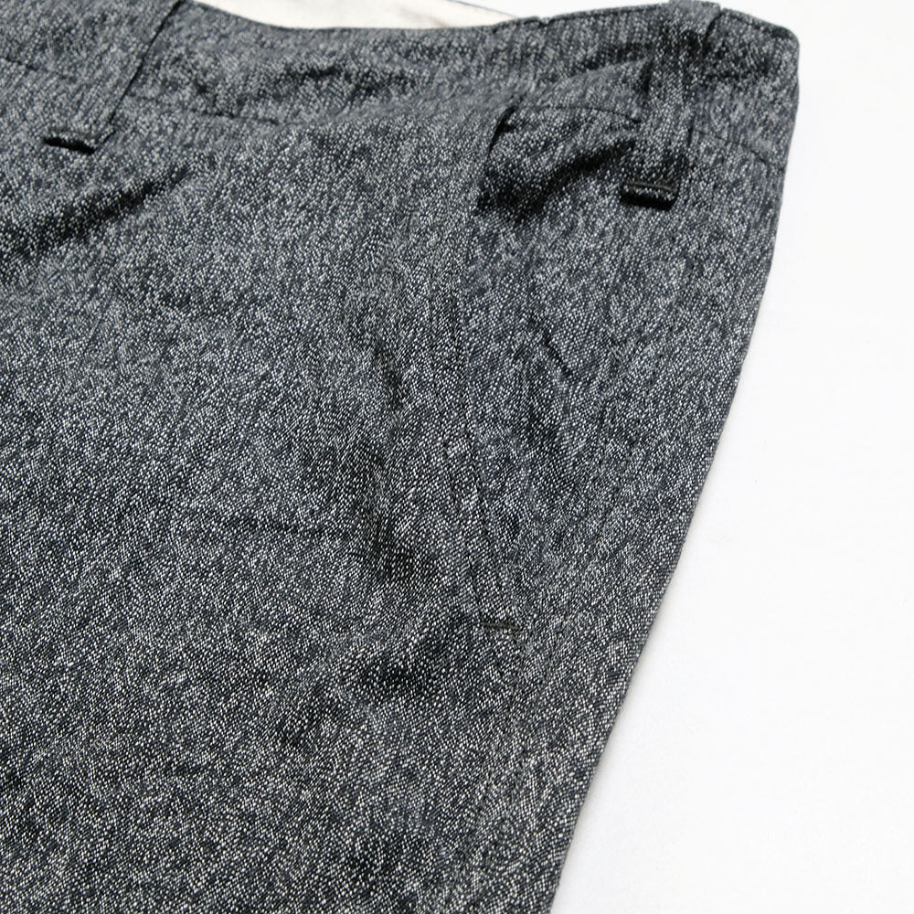 BURGUS PLUS - Lot.401Z - Black Covert Trousers - 401Z-72