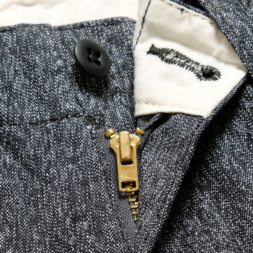 BURGUS PLUS - Lot.401Z - Black Covert Trousers - 401Z-72