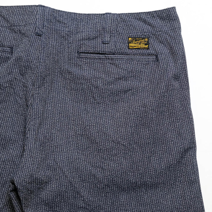 BURGUS PLUS - Stripe Covert Trousers - 401Z-73