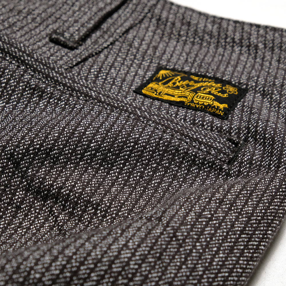 BURGUS PLUS - Stripe Covert Trousers - 401Z-73