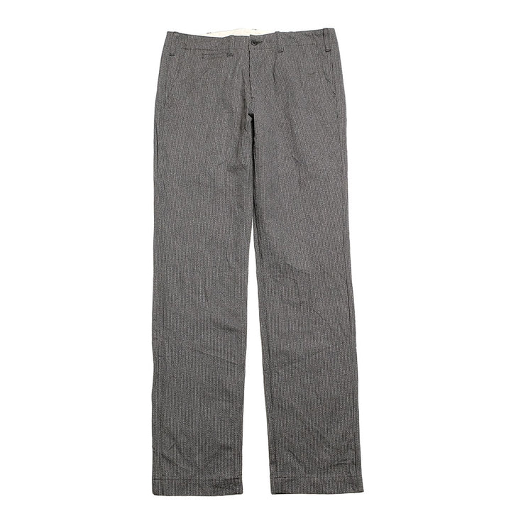BURGUS PLUS - Stripe Covert Trousers - 401Z-73