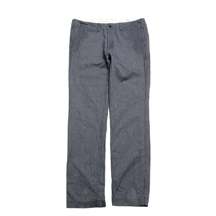 BURGUS PLUS - Stripe Covert Trousers - 401Z-73