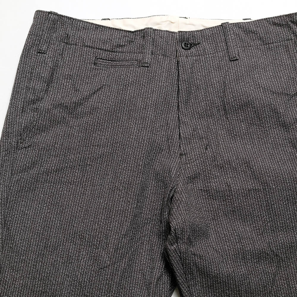 BURGUS PLUS - Stripe Covert Trousers - 401Z-73