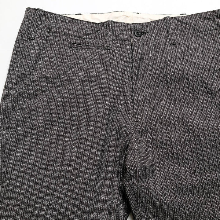 BURGUS PLUS - Stripe Covert Trousers - 401Z-73