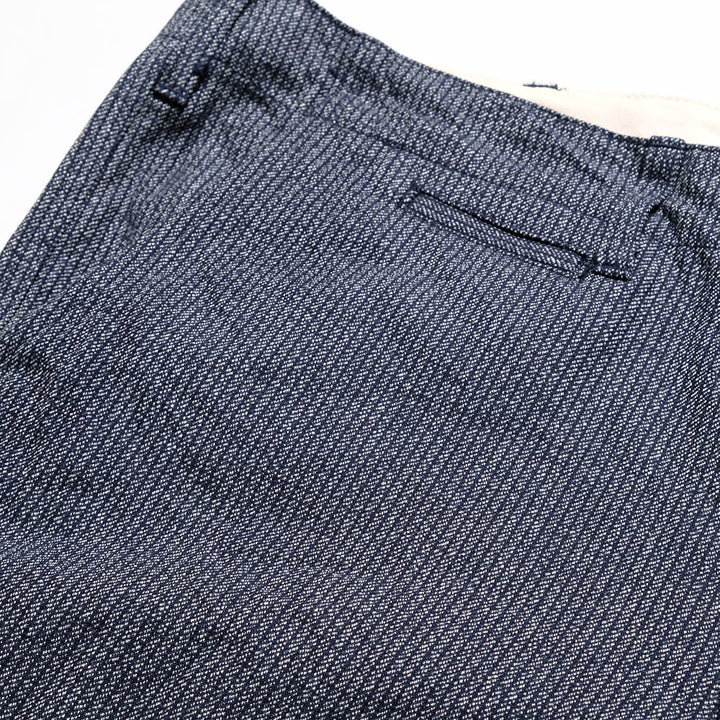 BURGUS PLUS - Stripe Covert Trousers - 401Z-73