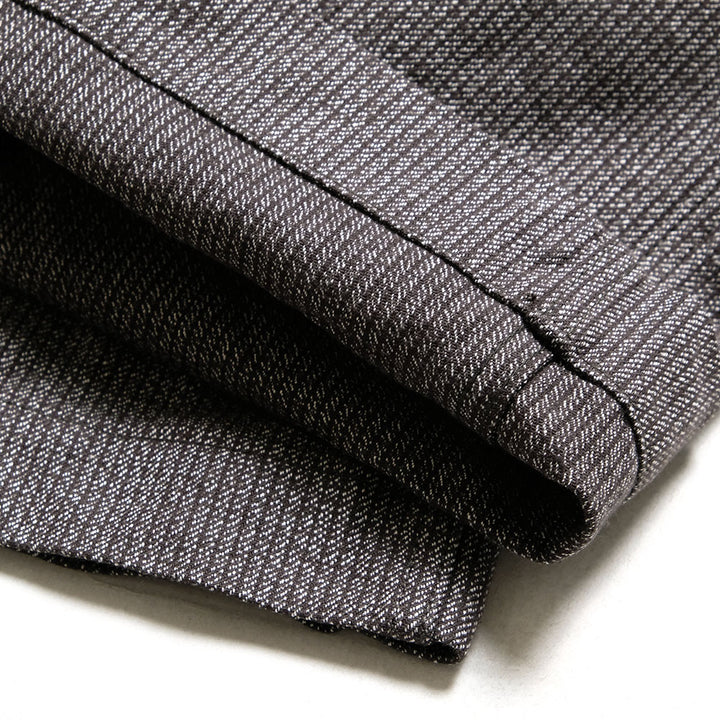 BURGUS PLUS - Stripe Covert Trousers - 401Z-73