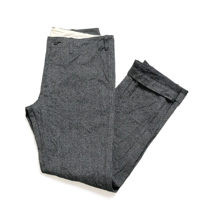 Burgus Plus - Lot.401Z Black Covert Trousers - 401Z-72