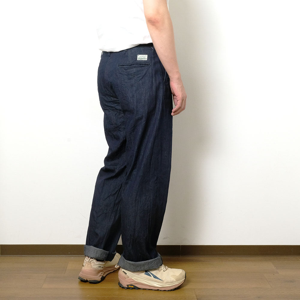BURGUS PLUS - Lot.402Z - Military Trousers - Ice Cotton Denim - 402Z-14