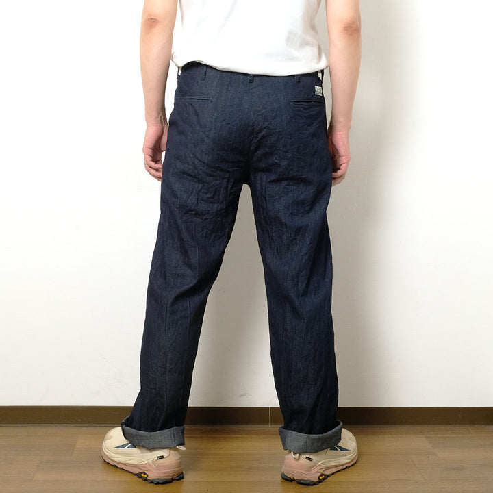 BURGUS PLUS - Lot.402Z - Military Trousers - Ice Cotton Denim - 402Z-14