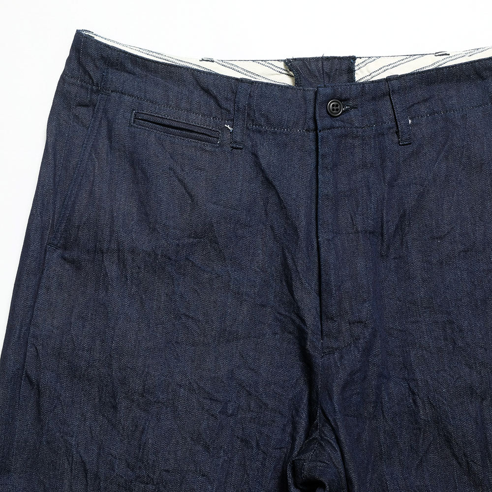 BURGUS PLUS - Lot.402Z - Military Trousers - Ice Cotton Denim - 402Z-14