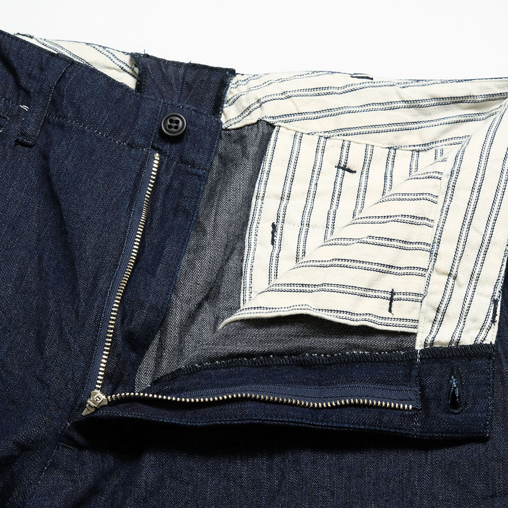 BURGUS PLUS - Lot.402Z - Military Trousers - Ice Cotton Denim - 402Z-14