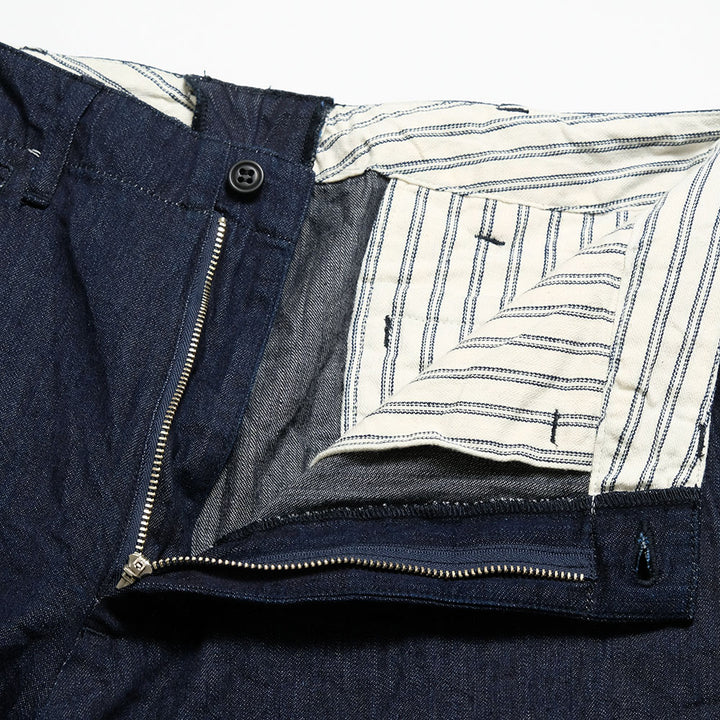 BURGUS PLUS - Lot.402Z - Military Trousers - Ice Cotton Denim - 402Z-14