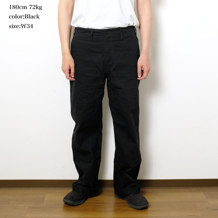 BURGUS PLUS - Lot.402Z - Military Trousers - Herringbone - 402Z-33