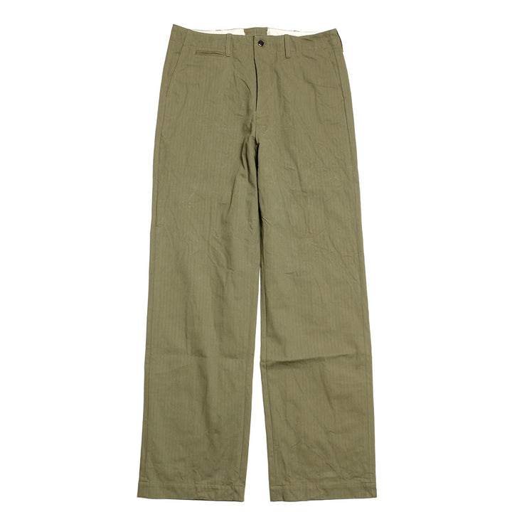 BURGUS PLUS - Lot.402Z - Military Trousers - Herringbone - 402Z-33