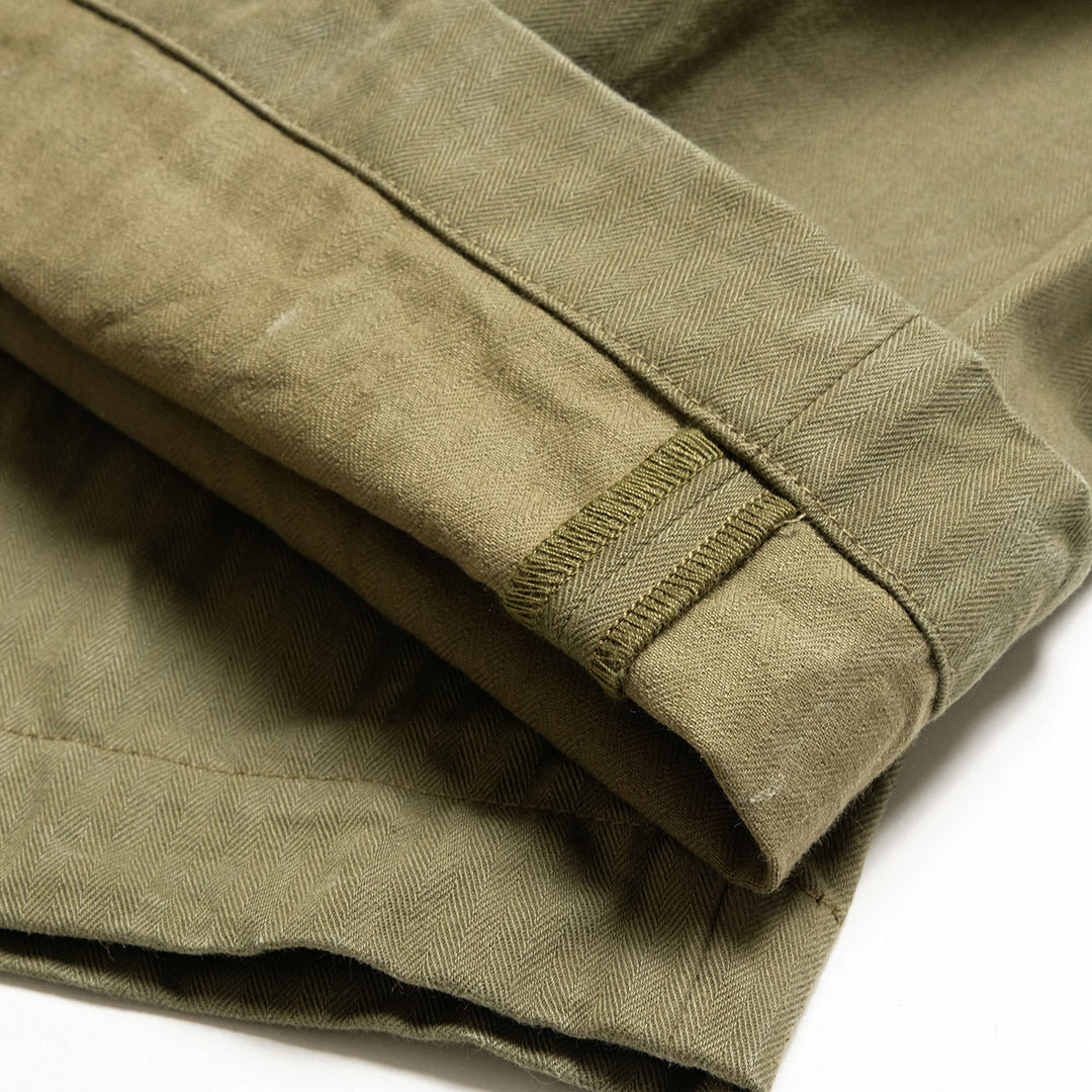 BURGUS PLUS - Lot.402Z - Military Trousers - Herringbone - 402Z-33
