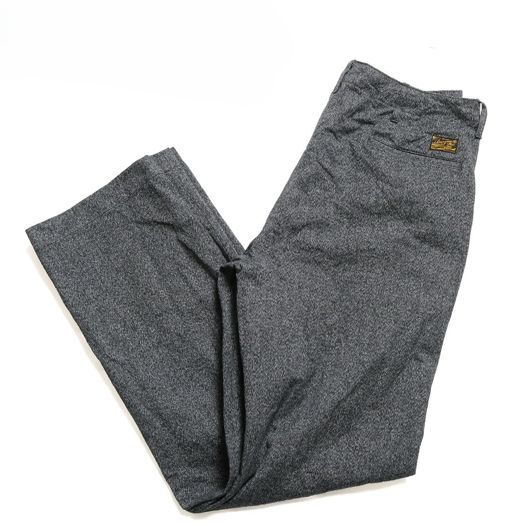 BURGUS PLUS - Lot.402Z - Military Trousers - Black Covert - 402Z-72