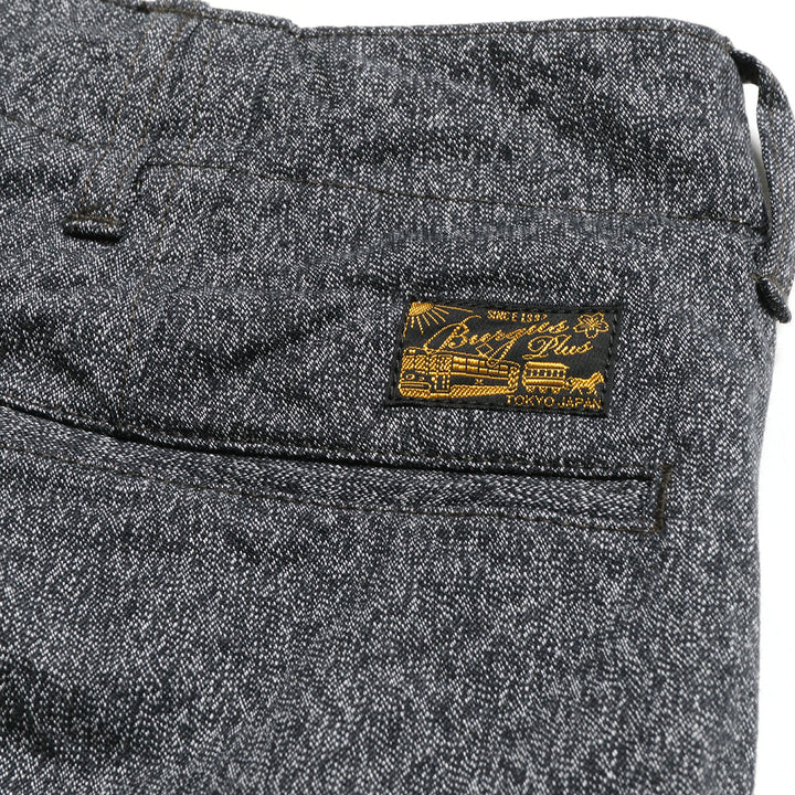 BURGUS PLUS - Lot.402Z - Military Trousers - Black Covert - 402Z-72