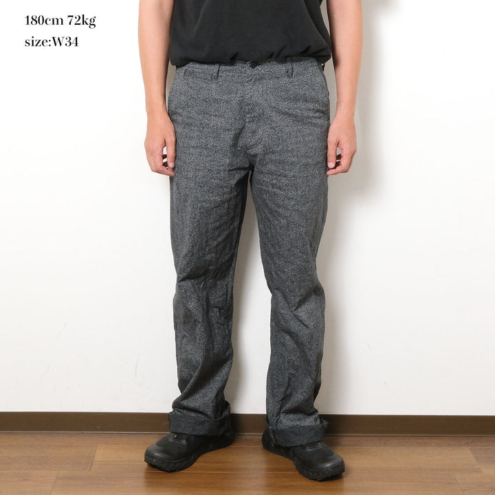 BURGUS PLUS - Lot.402Z - Military Trousers - Black Covert - 402Z-72