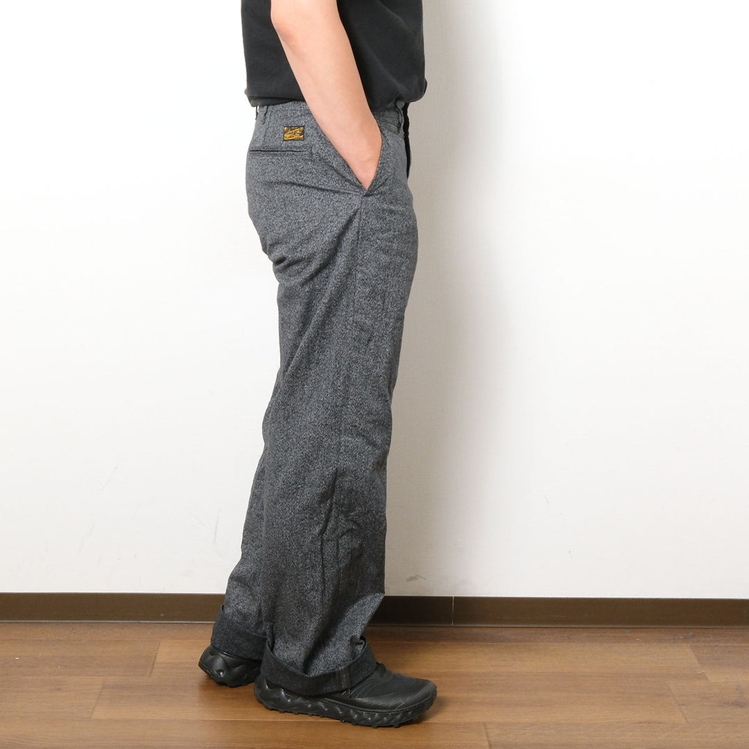 BURGUS PLUS - Lot.402Z - Military Trousers - Black Covert - 402Z-72