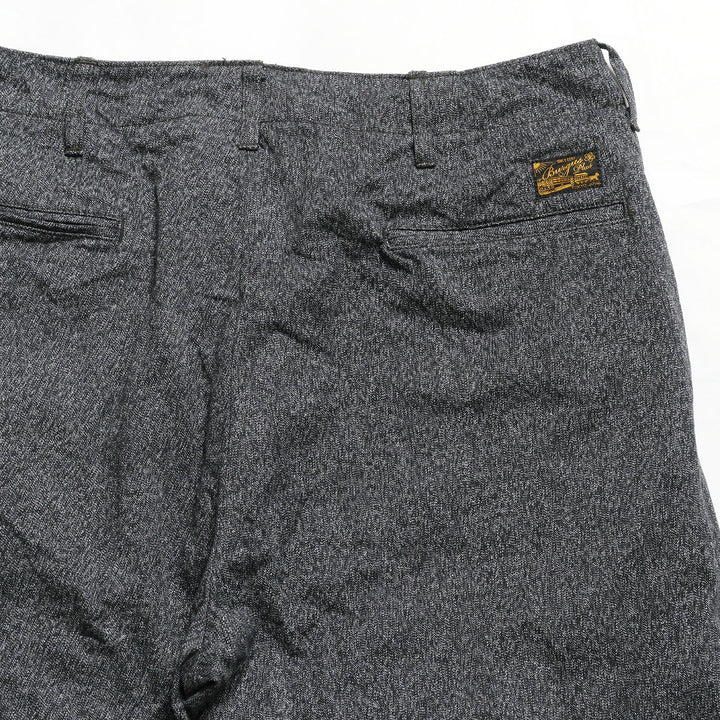 BURGUS PLUS - Lot.402Z - Military Trousers - Black Covert - 402Z-72