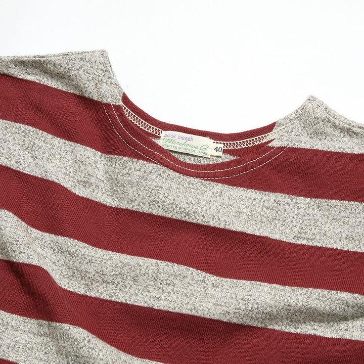 WAREHOUSE - Lot 4050 S/S 2INCH STRIPE T-SHIRT - 4050BO-24