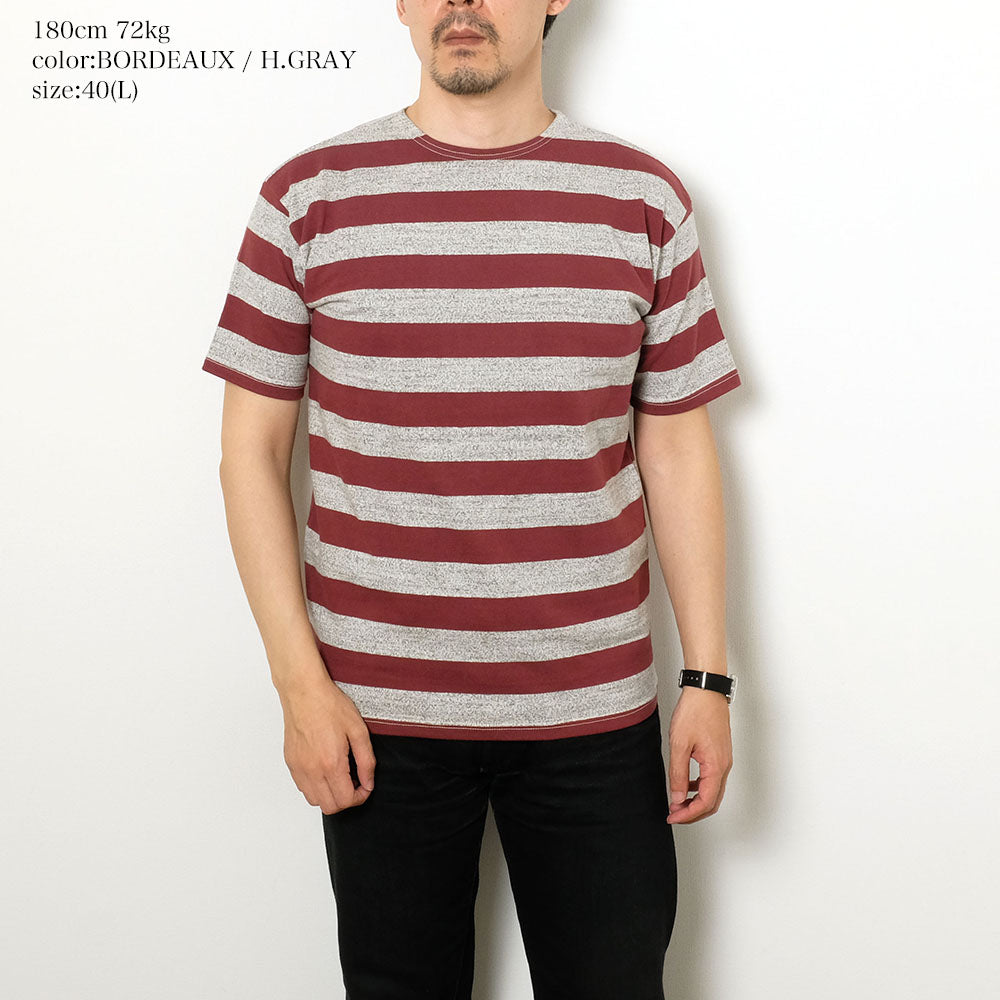 WAREHOUSE - Lot 4050 S/S 2INCH BORDER TEE - 4050BO-24