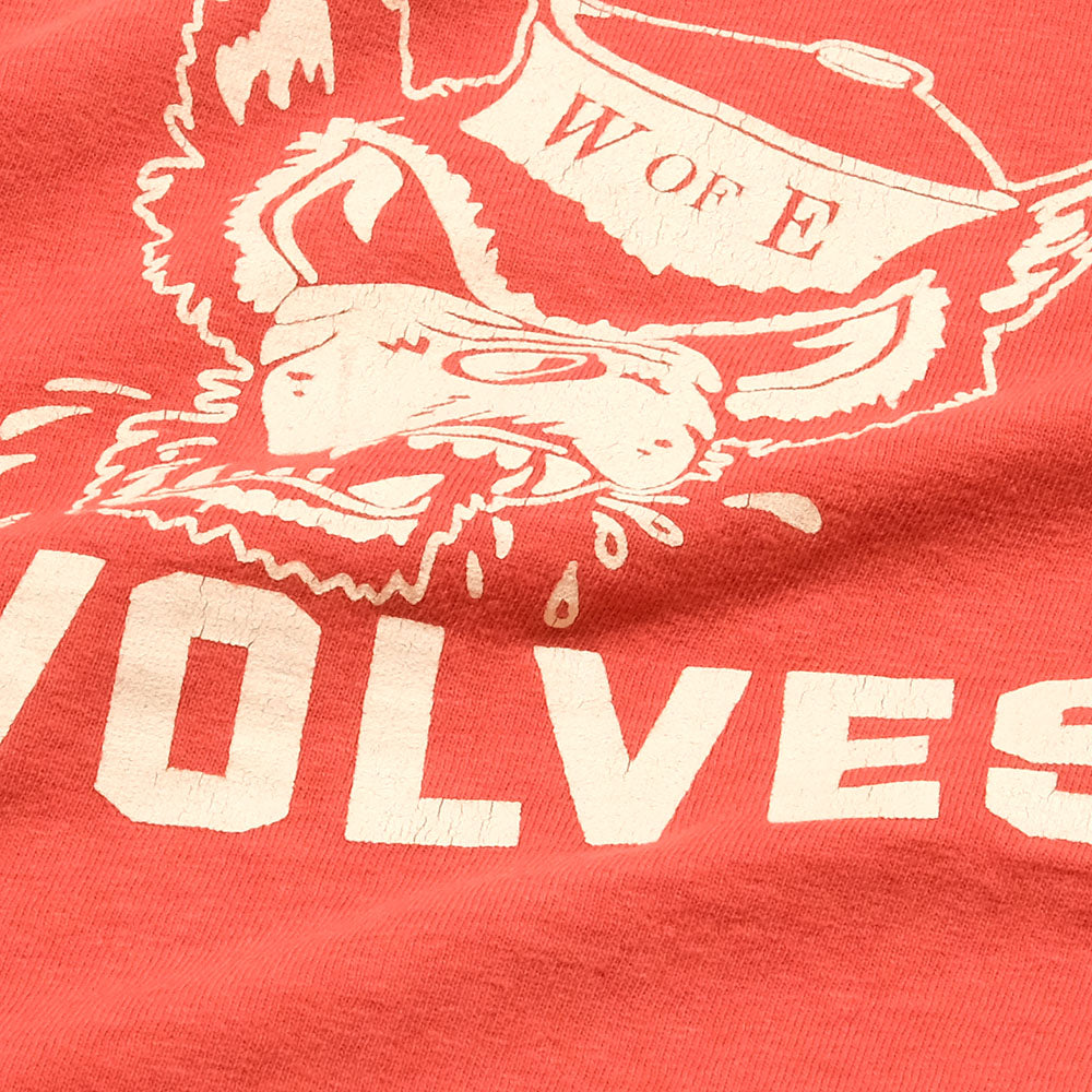 WAREHOUSE - 2ND HAND SERIES - Lot.4064 - S/S T-SHIRTS - WOLVES - 4064WOL-24