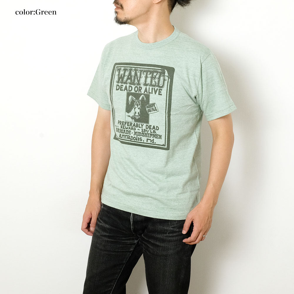 WAREHOUSE - Lot 4096 - 88/12 Mock Twist Yarn - CREW NECK T-SHIRT - WANTED - 4096WAN-25