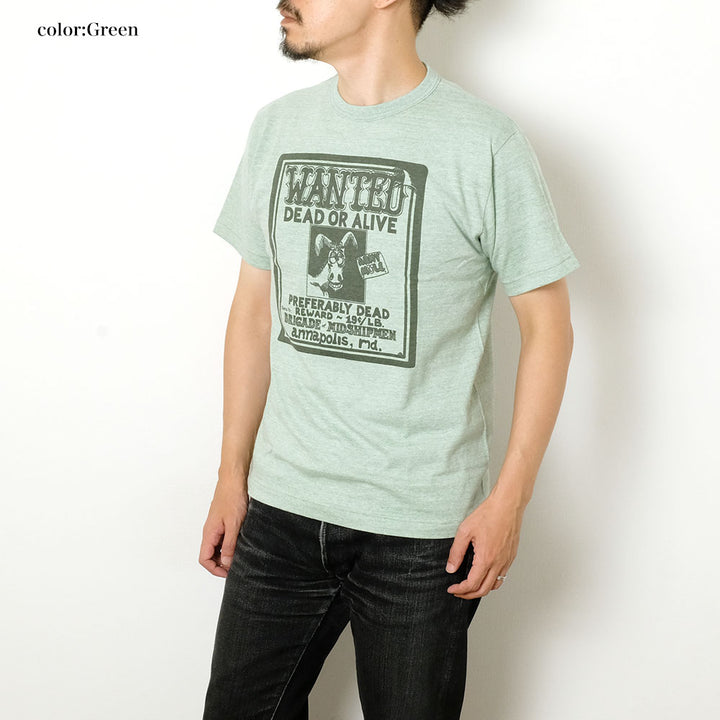 WAREHOUSE - Lot 4096 - 88/12 Mock Twist Yarn - CREW NECK T-SHIRT - WANTED - 4096WAN-25