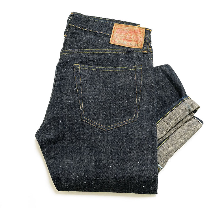 SUGAR CANE - HINOYA EXCLUSIVE - 14oz. Ryukyu indigo-blend Left-Twill sugar cane DENIM Slim-Fit - SC42021HY