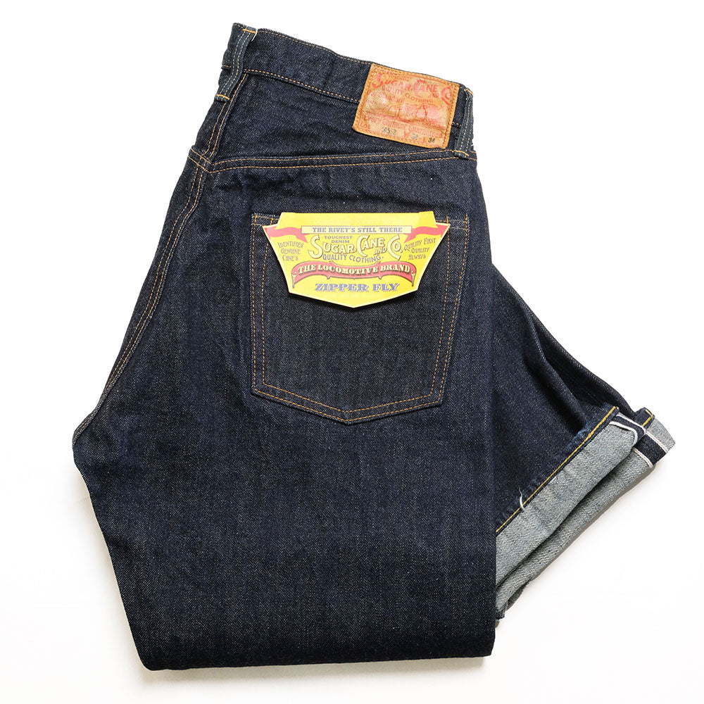 SUGAR CANE - 14oz. DENIM 1955Z MODEL ZIPPER FLY - SC42955