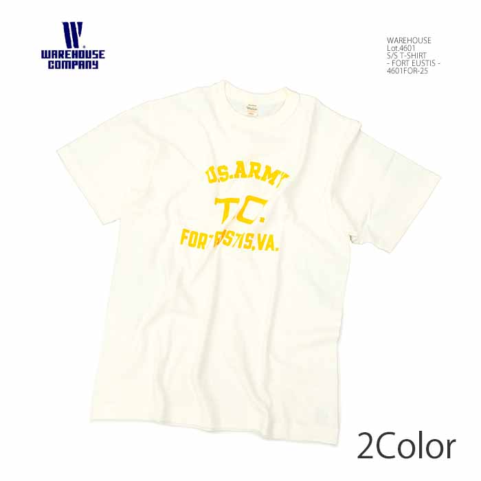 WAREHOUSE - Lot 4601 - S/S T-SHIRT - FORT EUSTIS - 4601FOR-25