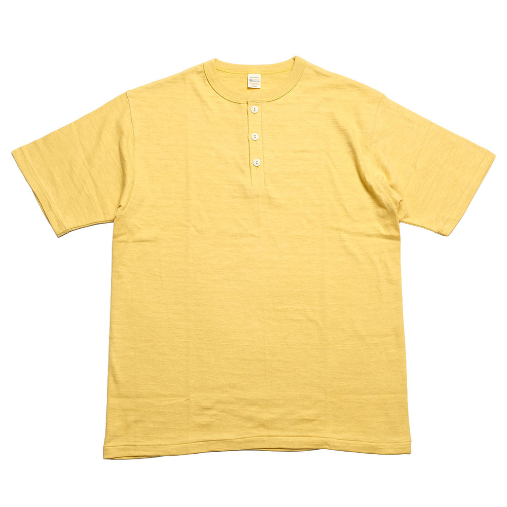 WAREHOUSE - Lot.4601 HENLEY NECK T-SHIRT - 4601HE-26