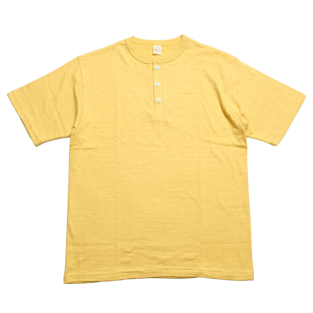 WAREHOUSE - Lot.4601 HENLEY NECK T-SHIRT - 4601HE-26