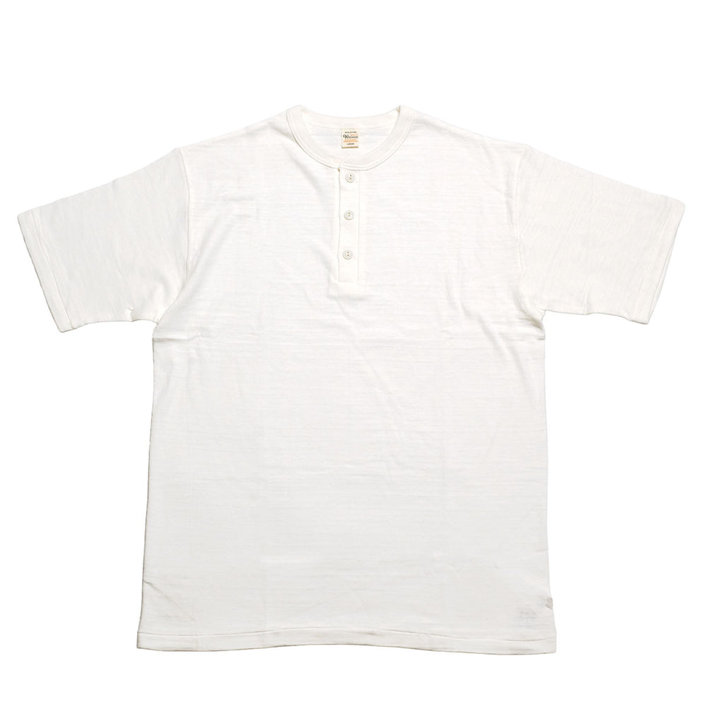 WAREHOUSE - Lot.4601 HENLEY NECK T-SHIRT - 4601HE-26