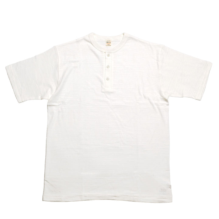 WAREHOUSE - Lot.4601 HENLEY NECK T-SHIRT - 4601HE-26
