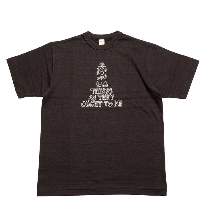 WAREHOUSE - YUSUKE HANAI X WAREHOUSE - Lot 4601 - S/S T-SHIRT - THINGS AS THEY OUGHT TO BE - 4601THI-25