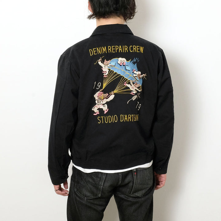 STUDIO D’ARTISAN - Velveteen Souvenir Jacket - DENIM REPAIR CREW - 4645