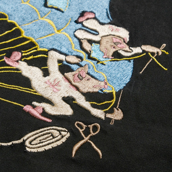 STUDIO D’ARTISAN - Velveteen Souvenir Jacket - DENIM REPAIR CREW - 4645