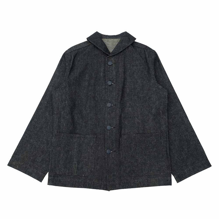 WAREHOUSE - U.S.NAVY SHAWL COLLAR COVERALL - INDIGO DENIM - WH-2220